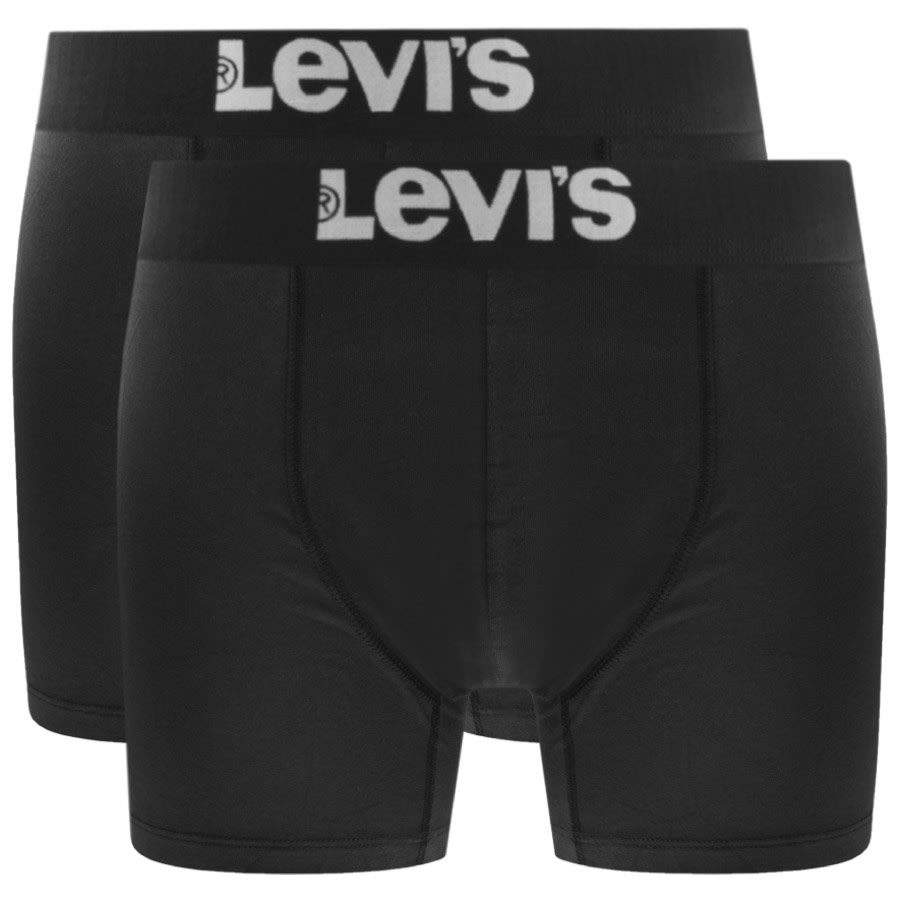 Alternative Image for ProductLevis Men Solid 2 Pack Boxer Briefs Black1